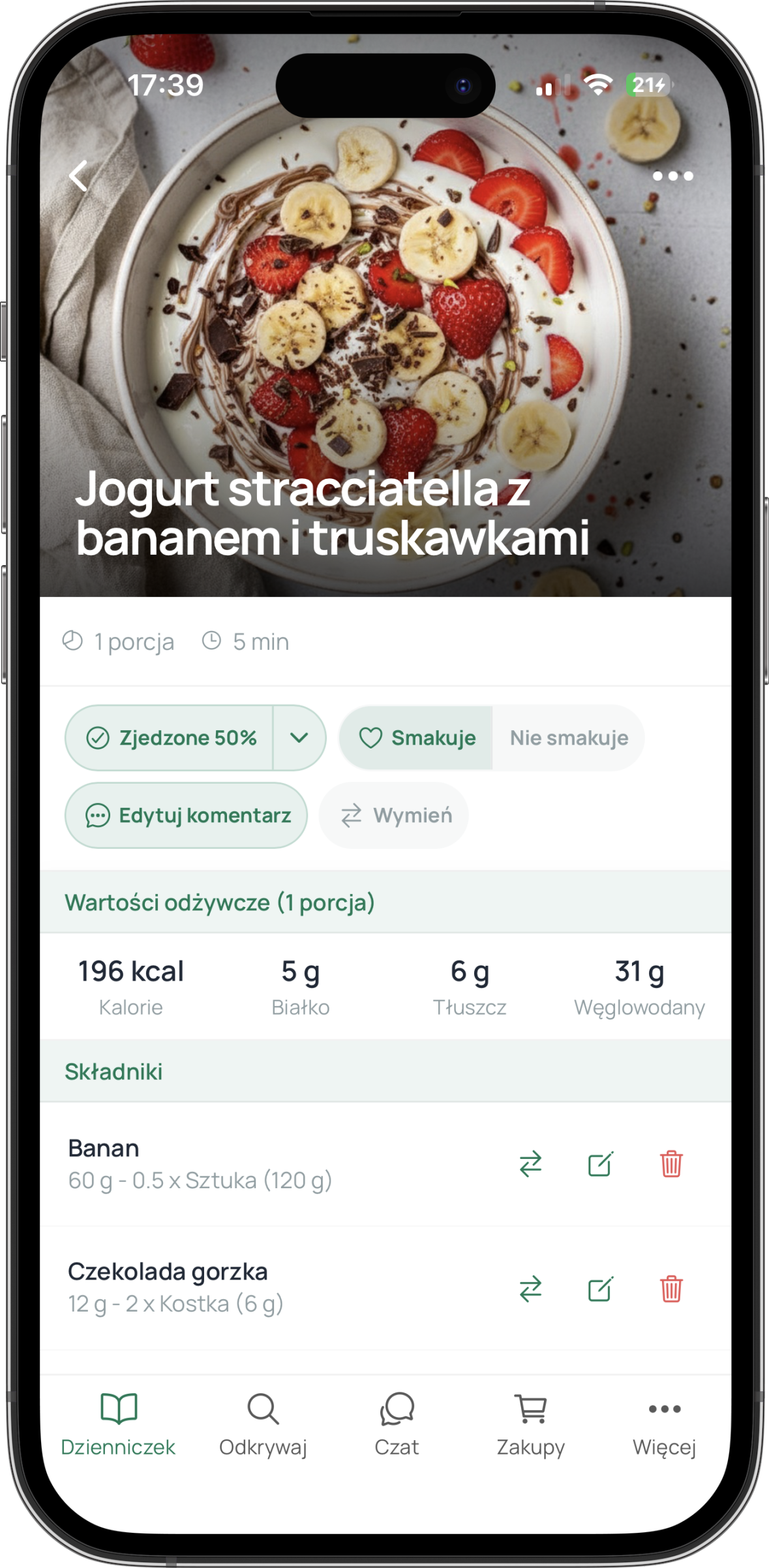 Podgląd potrawy